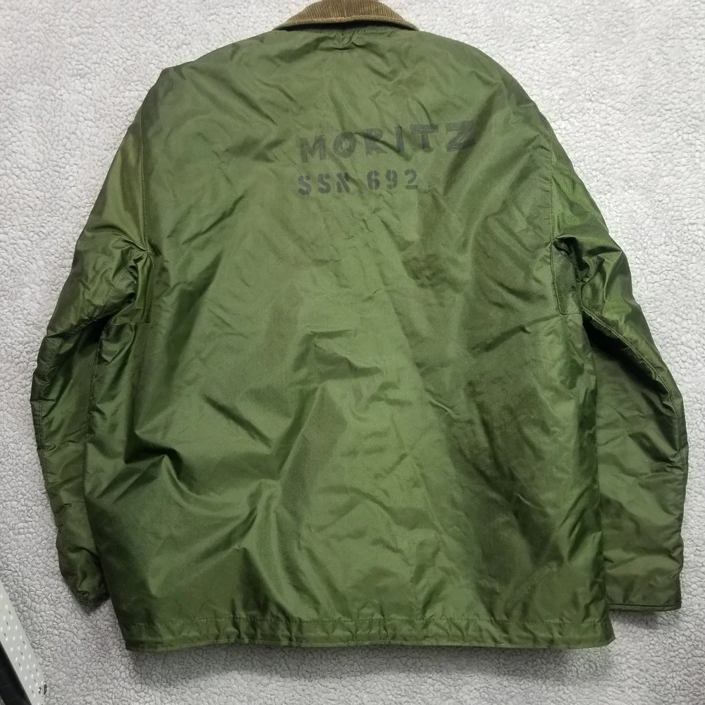 US Military Jacket Mens XL Green  Extreme Cold Weather Impermeable SEE DESCR